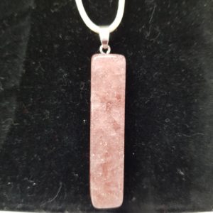 Necklace cherry quartz